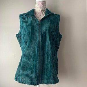 Woolrich Emerald Green Corduroy Vest Size Large